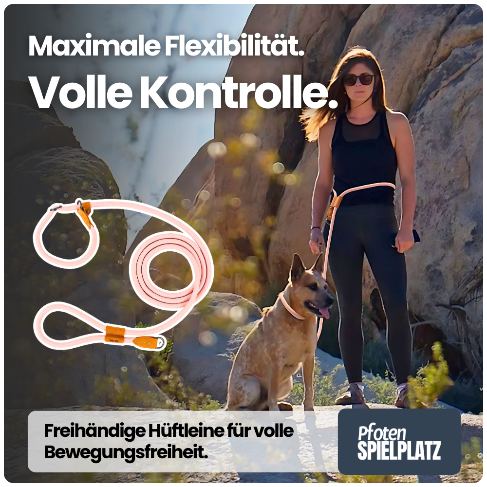 Freihändige Hüftleine – Sicher, bequem & ideal für unterwegs