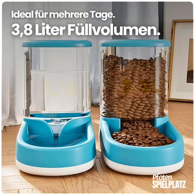 Automatischer Futter- & Wasserspender – Frische rund um die Uhr für Hund & Katze