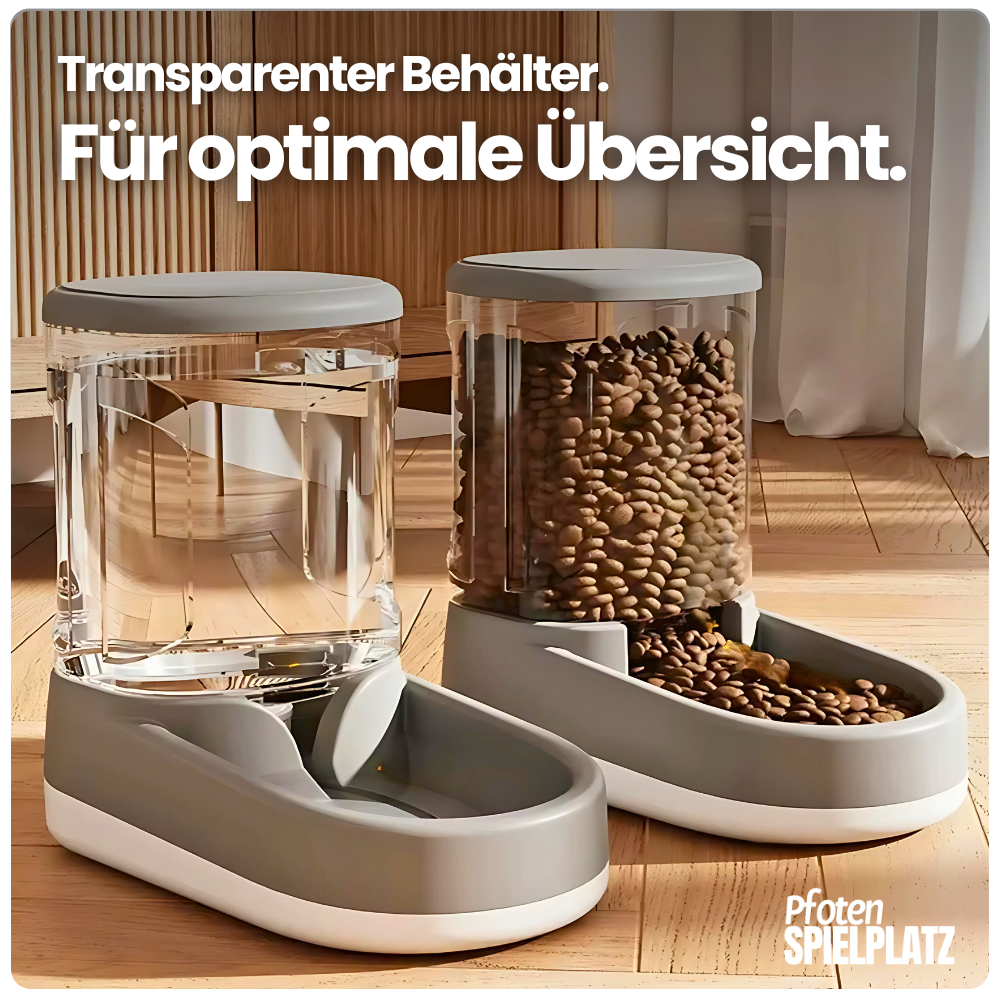 Automatischer Futter- & Wasserspender – Frische rund um die Uhr für Hund & Katze