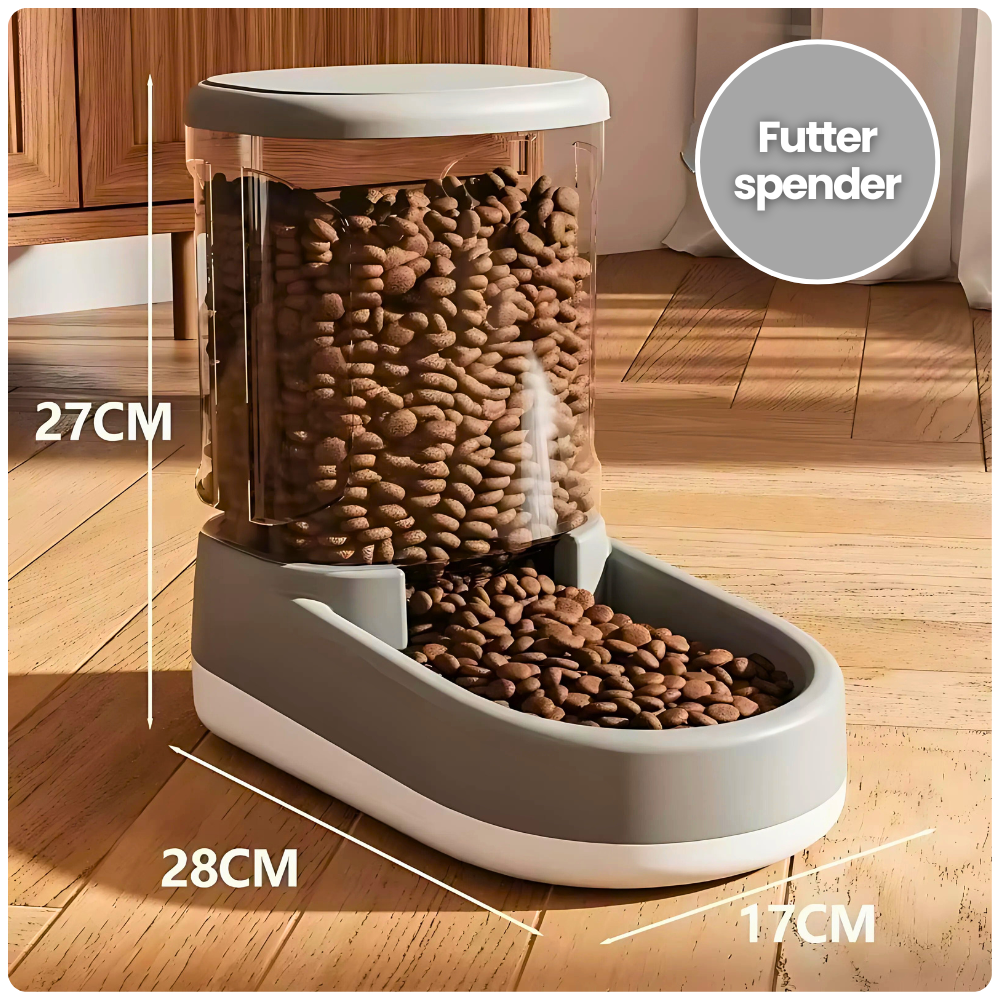 Automatischer Futter- & Wasserspender – Frische rund um die Uhr für Hund & Katze