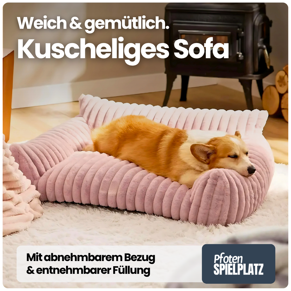 Weiches Sofa aus Plüsch – Kuscheliger Lieblingsplatz mit Stil